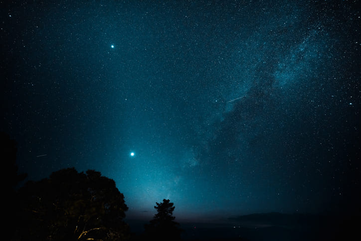 Ausflug bei Nacht im Sternenpark Rhön